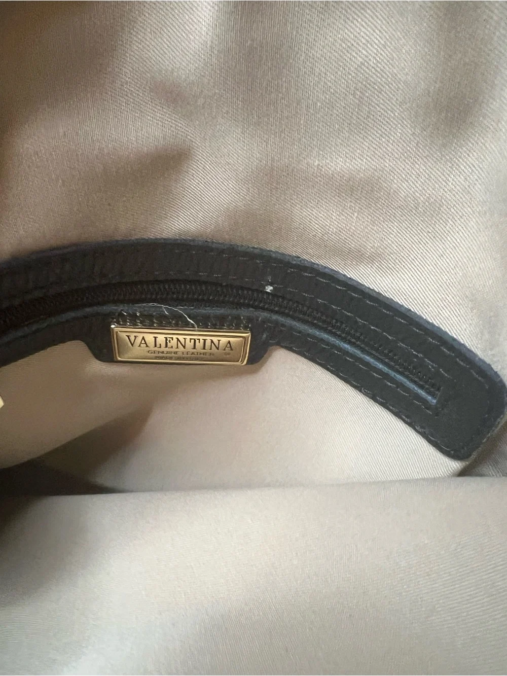 Valentina Italian Black and Tan Leather Convertible backpack Shoulder Purse